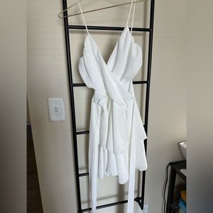 Lucy in the sky white romper